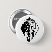 Ganesh抽象的なボタン 缶バッジ (正面&裏面)