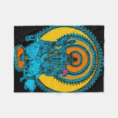 ganesh毛布 フリースブランケット (正面(横))