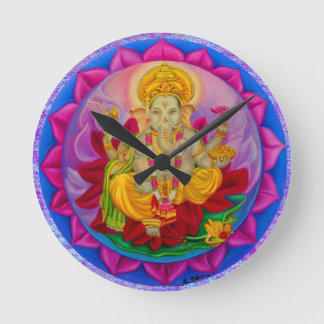 Ganesh ラウンド壁時計