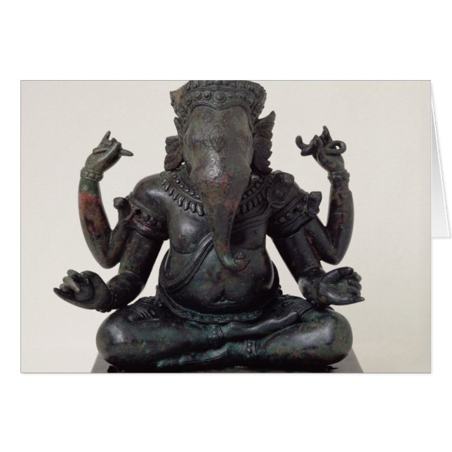 Ganesh、遅く第12早13世紀、Angkor (正面横)