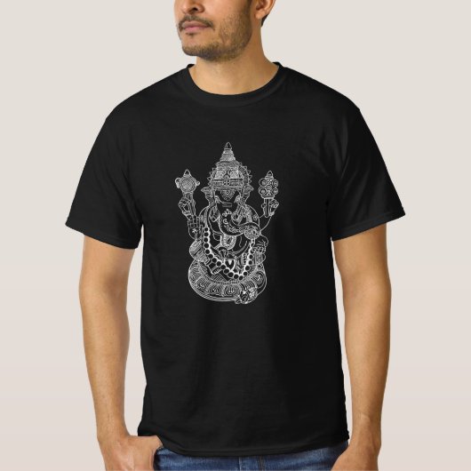 Ganesh Chaturth BLK Tシャツ (正面)