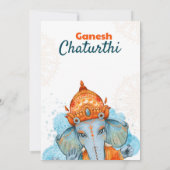 Ganesh Chaturthi 招待状 (裏面)