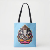 Ganesh / Ganeshaトートバッグ – 両側の画像 トートバッグ (正面)