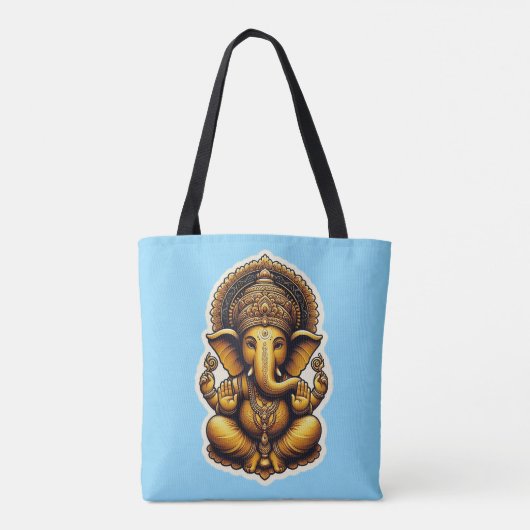 Ganesh / Ganeshaトートバッグ – 両側の画像 トートバッグ (裏面)