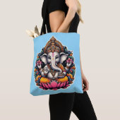 Ganesh / Ganeshaトートバッグ – 両側の画像 トートバッグ (クローズアップ)