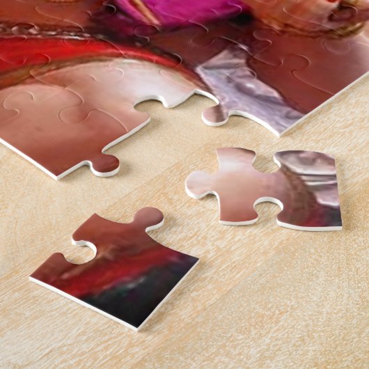 Ganesh Ganeshaヒンズー教のインドのアジアゾウの神 ジグソーパズル (側面)