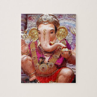 Ganesh Ganeshaヒンズー教のインドのアジアゾウの神 ジグソーパズル