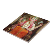 Ganesh Ganeshaヒンズー教のインドのアジアゾウの神 タイル (側面)