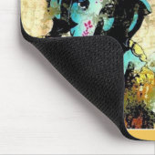 Ganesh Ganeshaヒンズー教のインドのアジアゾウの神 マウスパッド (コーナー)