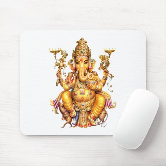 GANESH HINDU GOD主 マウスパッド (マウス)