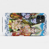 Ganesh、ShivaおよびParvatiのGanesha、Durga主 Case-Mate iPhoneケース (裏面(横))
