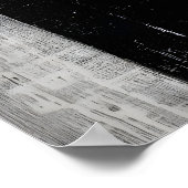 Ganesh Wall Art Minimalist Elephant Head - Orange ポスター (角)