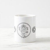 Ganeshaおよび女神のコーヒー・マグ コーヒーマグカップ (中央)
