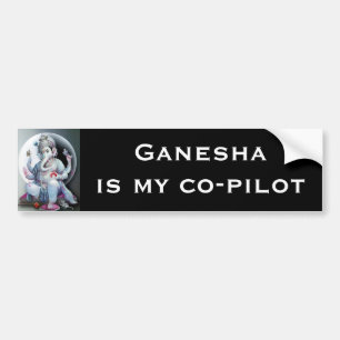 Ganeshaのバンパーステッカー-版9 バンパーステッカー