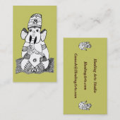 Ganeshaのヒンズー教神の名刺 名刺 (正面/裏面)