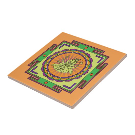 Ganeshaの曼荼羅 タイル (側面)