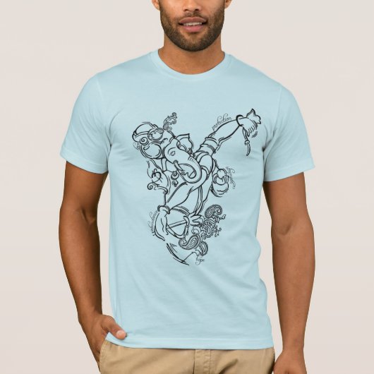 Ganeshaの男性ティー Tシャツ (正面)