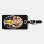 Ganeshaの神の彫像の荷物のラベル ラゲッジタグ (正面横)