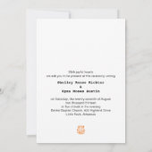 Ganeshaの結婚式招待状 招待状 (裏面)