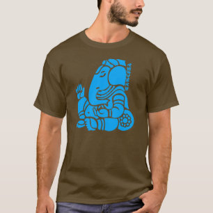 ganeshaの青2 tシャツ