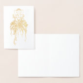 Ganeshaホイルの挨拶の空白のなカード 箔カード (ディスプレー)