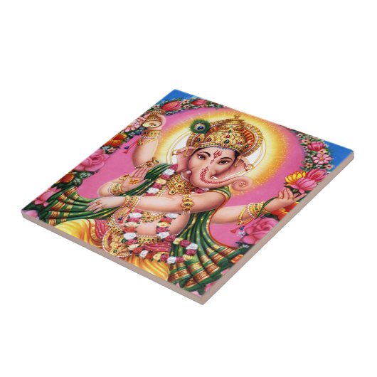 Ganesha踊りの主 タイル (側面)