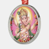 Ganesha踊りの主 メタルオーナメント (左)
