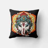 ganesha、エキゾチックなクッション クッション (裏面)