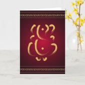 Ganesha -カード主 カード (黄色い花)