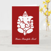 Ganesha カード (黄色い花)