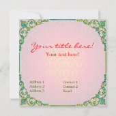 GANESHA – カード、グリーティング、招待状 招待状 (裏面)