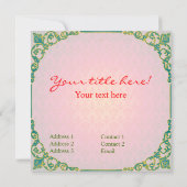 GANESHA – カード、グリーティング、招待状 招待状 (裏面)