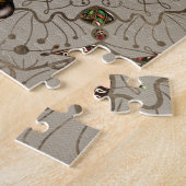 Ganesha -キャンバスの色主 ジグソーパズル (側面)