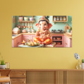 Ganesha キャンバスプリント (インサイチュ (リビング))