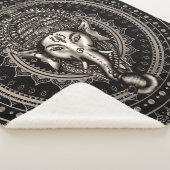 Ganesha -セピア色の黒主 シェルパブランケット (3/4)