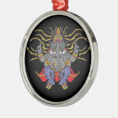 Ganesha メタルオーナメント (左)