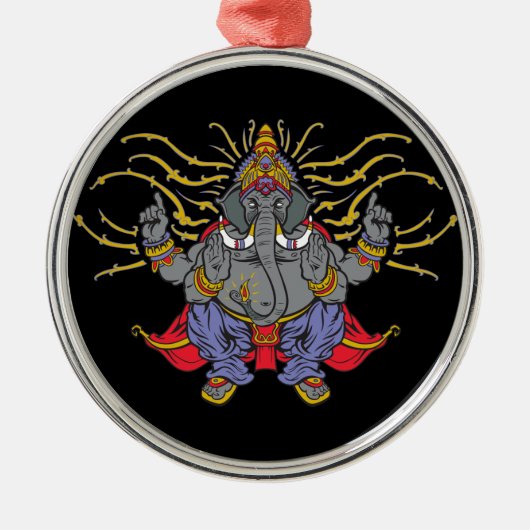 Ganesha メタルオーナメント (正面)