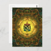 Ganesha – 成功、勝利、繁栄、知識 ポストカード (正面/裏面)