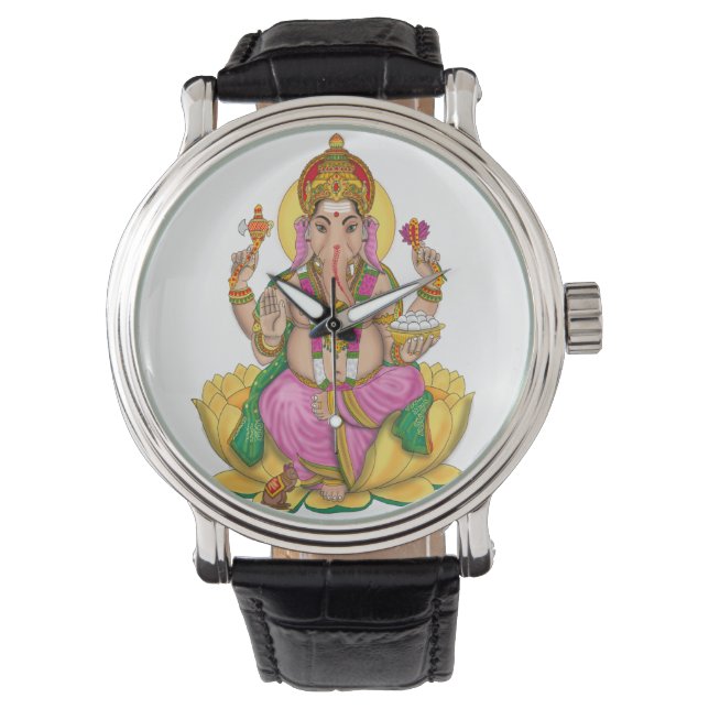 Ganesha Clock 腕時計 (正面)