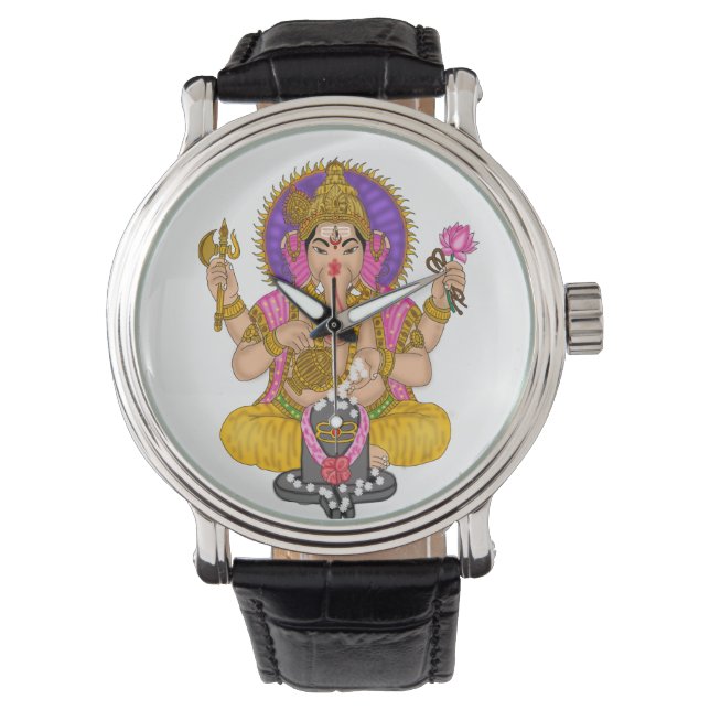 Ganesha Clock 腕時計 (正面)