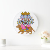 Ganesha Clock & Wall Art for Home Use ラージ壁時計 (ホーム)
