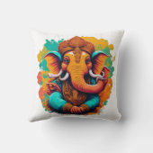 Ganesha, ganesh, ganapati障害物の除去#1 クッション (裏面)