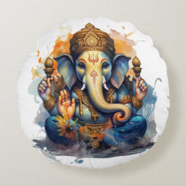 Ganesha, ganesh, ganapati障害物の除去#2 ラウンドクッション