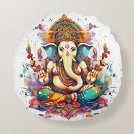 Ganesha, ganesh, ganapati障害物の除去#3 ラウンドクッション