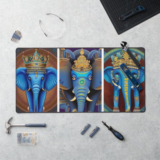 Ganesha, ganesh, ganapati障害物の除去#4 デスクマット (ワークステーション)