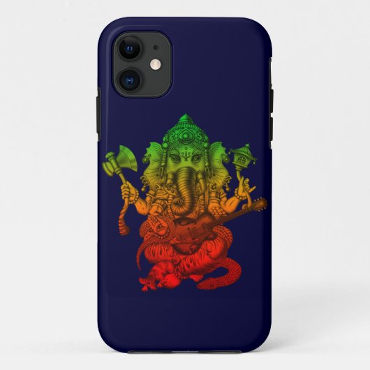 Ganesha Guitar Case-Mate iPhoneケース (裏面)