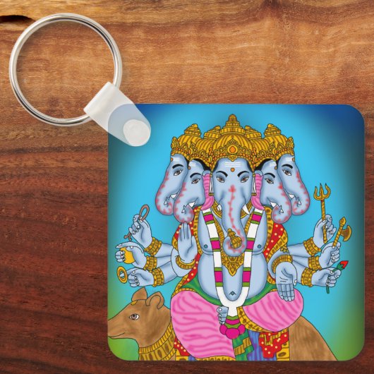 Ganesha Keychain キーホルダー (正面)