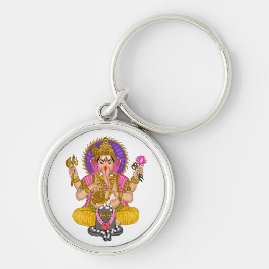 Ganesha Keychain キーホルダー (正面)