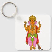 Ganesha Keychain & Devotional Keyring キーホルダー (正面)
