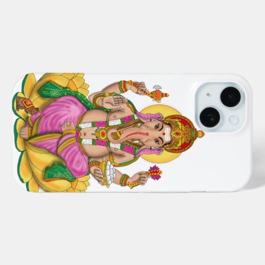 Ganesha Phone Case Case-Mate iPhoneケース (裏面 (横))